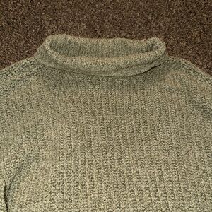 American Eagle Outfitters Green Turtleneck Sweater